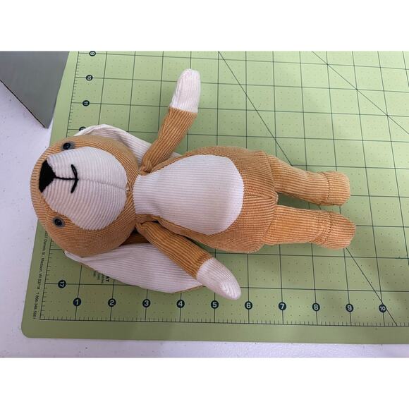 Manhattan Toy Co Folksy Forrester Bunny Rabbit Corduroy Plush Stuffed Animal - Picture 3 of 9